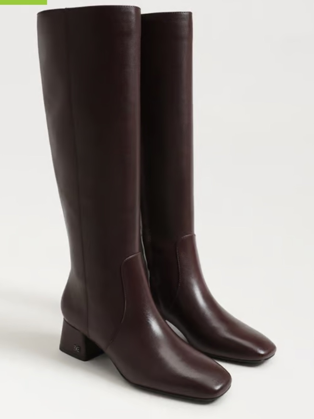Wide calf Sam edelman Porter pecan leather 8m